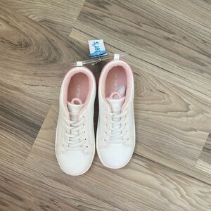 Carter's White Sneakers with Pink Lining for Kids